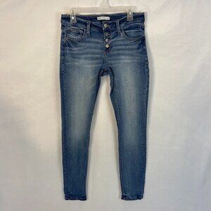 Daytrip R1959 Virgo Jeans Women's Size 27 (29 x 30) Button Fly Mid Rise Light